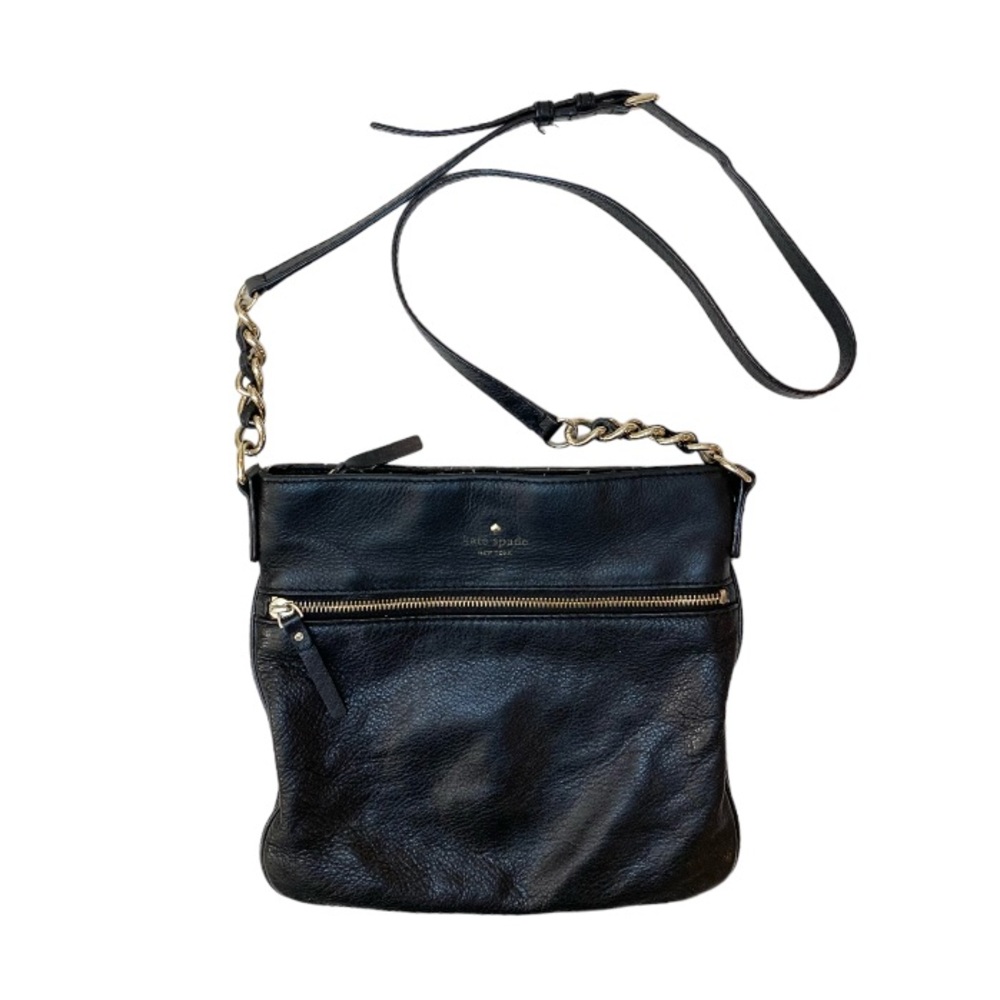 Kate Spade Cobble Hill Ellen Leather Crossbody Bag Black Pebbled